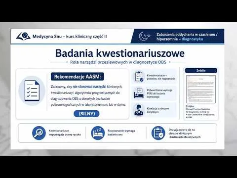Wykład: Kwestionariusze w OBS - pomoc czy pułapka diagnostyczna?
